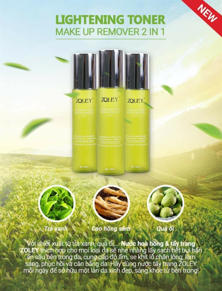 Nước tẩy trang hoa hồng Zoley mẫu mới