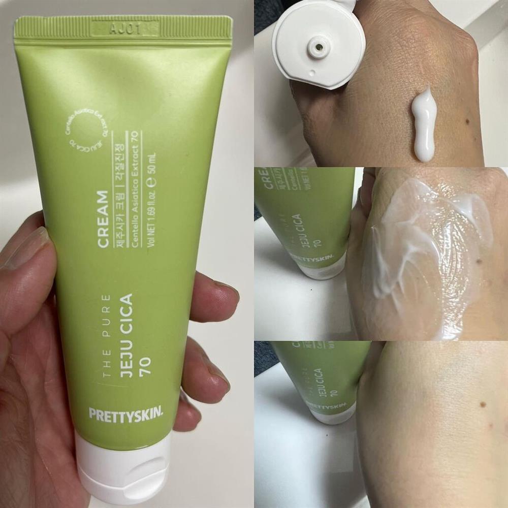 Kem dưỡng rau má Pretty Skin Cica 30 Days All In One Cream