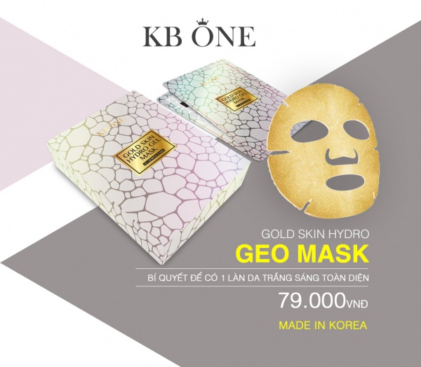 MẶT NẠ kbone gold skin hydro gel mask