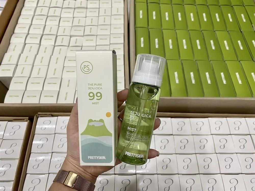 Xịt khoáng rau má the pure jeju cica 99 mist prettyskin 100ml