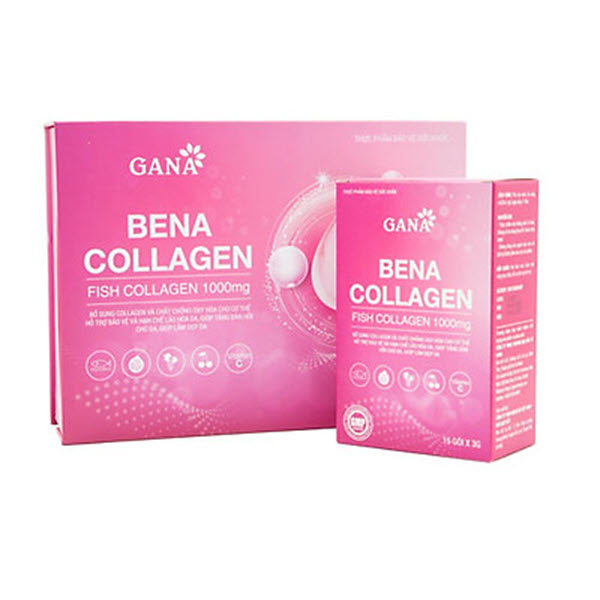 Thức Uống Bena Collagen dưỡng da trắng hồng tự nhiên