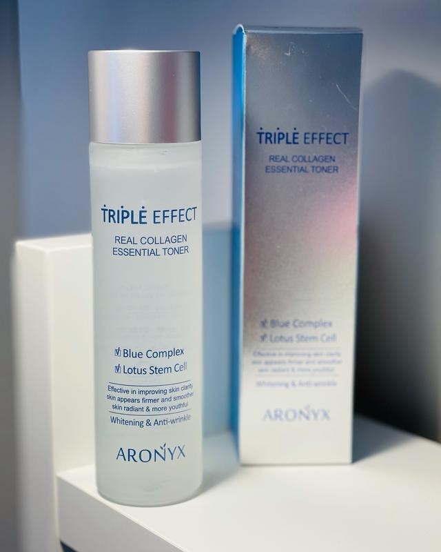 Nước Hoa Hồng  Aronyx Triple Effect Real Collagen Essential Toner