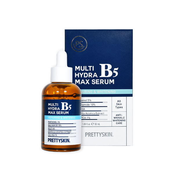 Tinh chất phục hồi dưỡng trắng PrettySkin Mutil Hydra B5 Max Serum