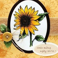 Cách làm thiệp hoa hướng dương handmade tặng thầy cô