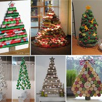 22 ý tưởng sáng tạo cây thông Noel vô cùng độc đáo