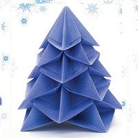 6 cách gấp cây thông Noel giấy theo phong cách origami để trang trí và làm quà tặng