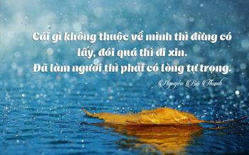 Câu Nói Hay Về Lòng Tự Trọng Bạn Tâm Đắc Nhất