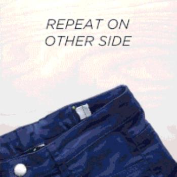 Tuyệt chiêu biến quần jeans rộng bụng thành vừa in cực đơn giản tại nhà