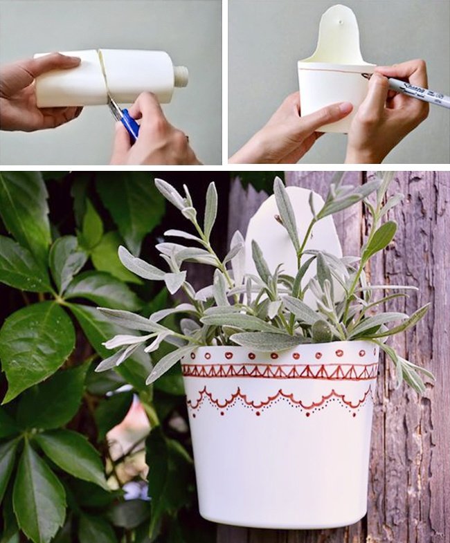 
                        10 ý tưởng sáng tạo làm chậu hoa từ chai nhựa cũ
                     1