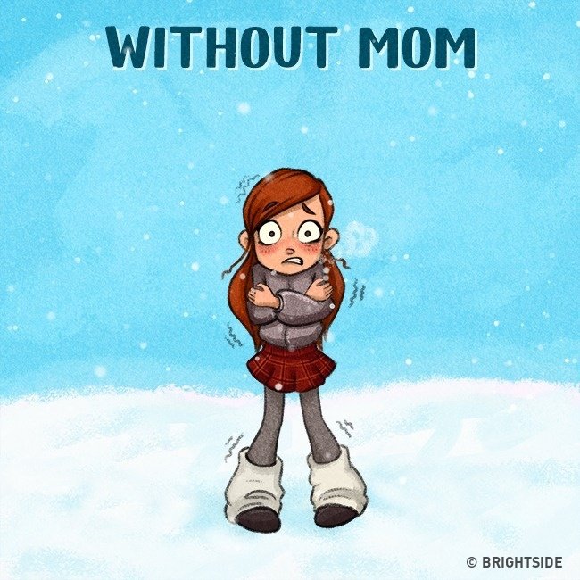 
                        Loạt ảnh minh họa "Chúng ta cần có mẹ nhiều đến thế nào"
                     1