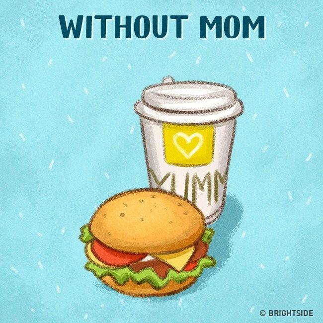 
                        Loạt ảnh minh họa "Chúng ta cần có mẹ nhiều đến thế nào"
                     3