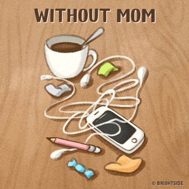 
                        Loạt ảnh minh họa "Chúng ta cần có mẹ nhiều đến thế nào"
                     7