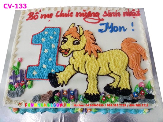 Tổng hợp những bánh sinh nhật hình con ngựa dễ thương cho người tuổi ngọ 2