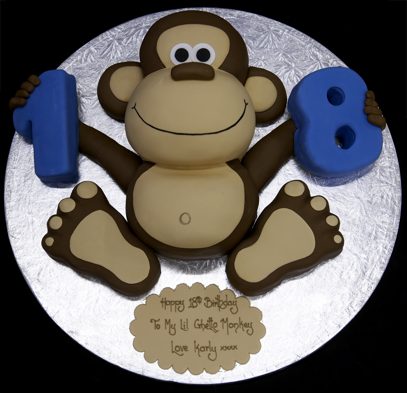 Tổng hợp những mẫu bánh sinh nhật đẹp hình con khỉ dành cho người tuổi thân siêu dễ thương 4