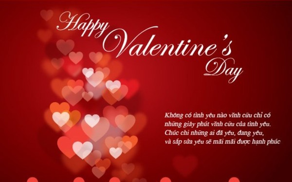 Những lời chúc valentine ngọt ngào hay nhất dành cho người yêu ngày 14-2 2