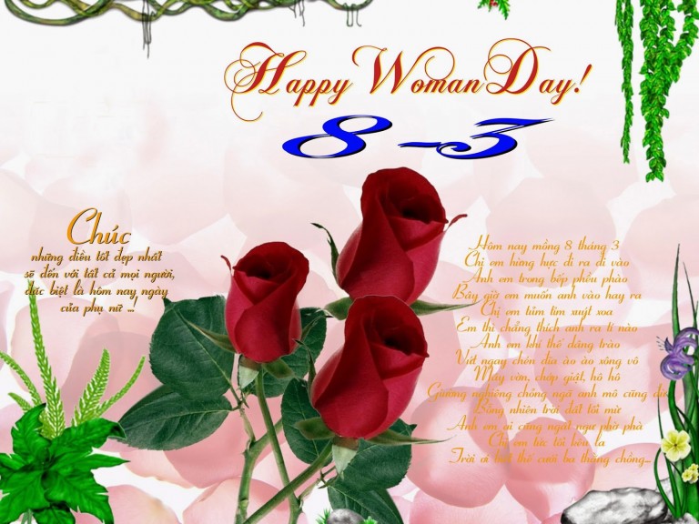 Hình ảnh hoa hồng 8-3 tuyệt đẹp cho ngày quốc tế phụ nữ 1