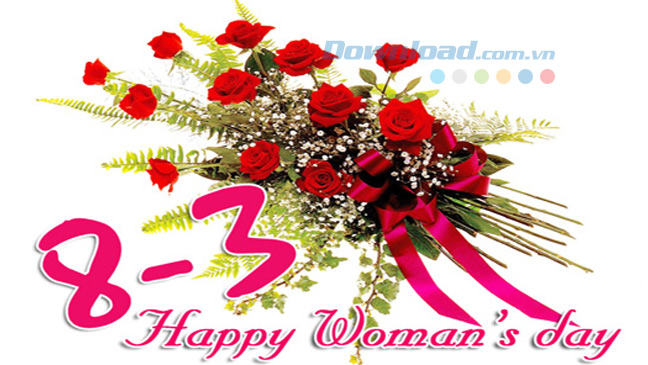 Hình ảnh hoa hồng 8-3 tuyệt đẹp cho ngày quốc tế phụ nữ 12