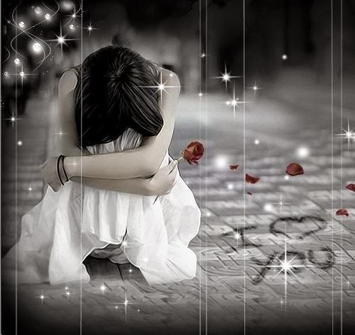 Hình ảnh cô gái buồn khóc cô đơn vì tình yêu 5