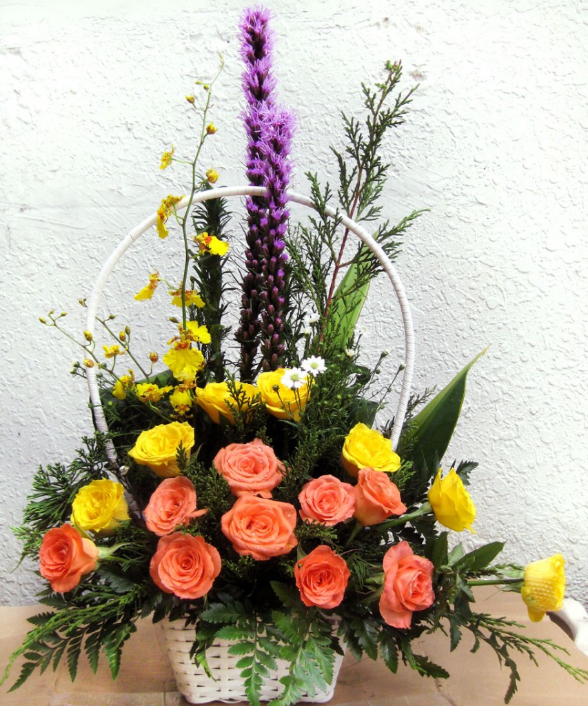 Những lẵng hoa đẹp gửi đến thầy cô nhân ngày 20 – 11 3