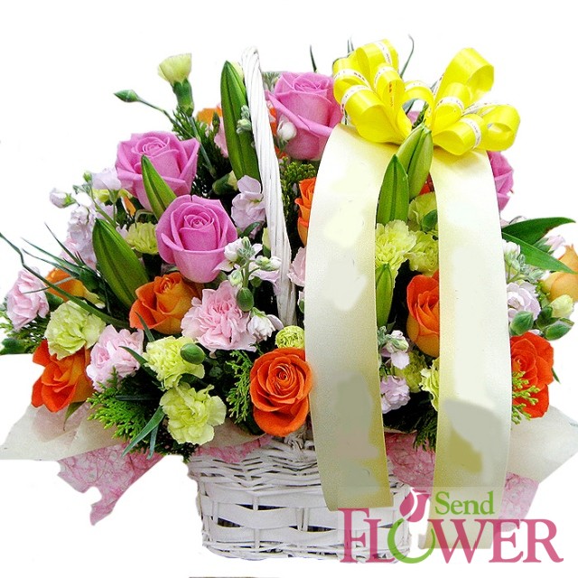 Những lẵng hoa đẹp gửi đến thầy cô nhân ngày 20 – 11 11