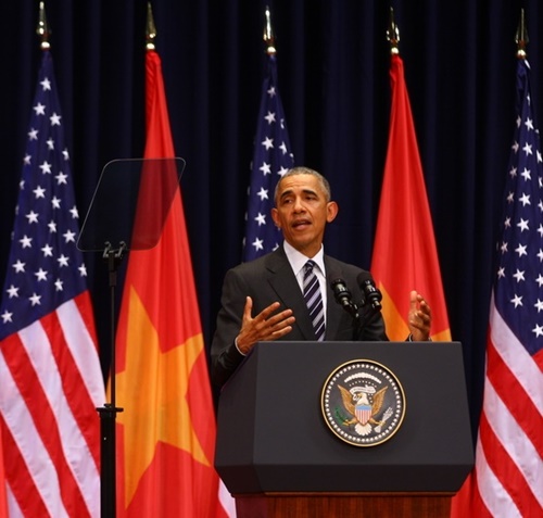 Tổng thống Obama phát biểu ấn tượng sâu sắc khi đến thăm Việt Nam 0