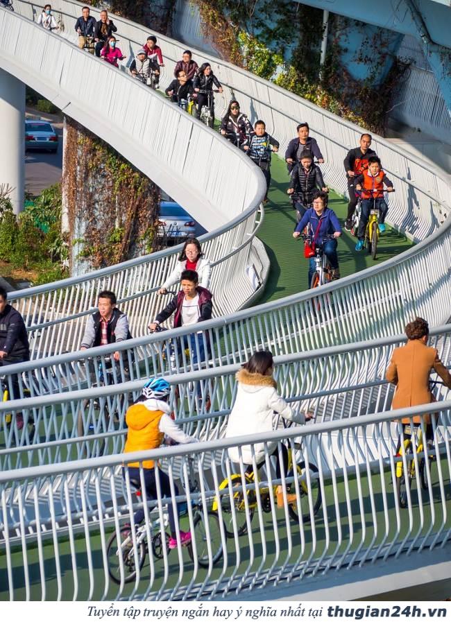 Ngắm nhìn tuyến đường trên cao dành cho xe đạp dài nhất thế giới ở Trung Quốc 4