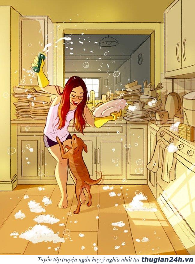 18 hình ảnh minh họa chính xác những gì diễn ra khi con gái sống một mình 5