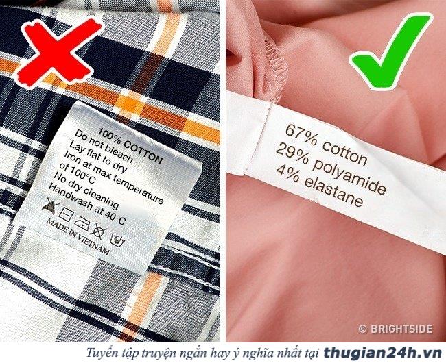 10 mẹo vặt vô cùng hữu ích giúp bạn nhận biết chất lượng quần áo 6
