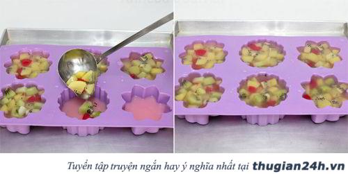 Hướng dẫn làm bánh Trung thu hoa quả cực mát và thơm ngon 5
